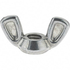 Value Collection - 5/16-18 UNC, Zinc Plated, Alloy Steel Type 1 Wing Nut - 1-7/32" Wing Span, 5/8" Wing Span - Best Tool & Supply