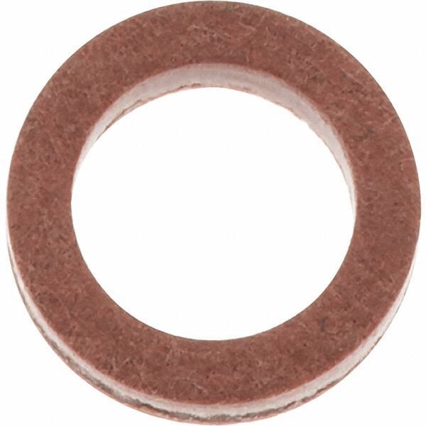 Value Collection - Vulcanized Fibre Standard Flat Washer - 0.187" ID x 0.281" OD, 0.062" Thick, Plain Finish - Best Tool & Supply