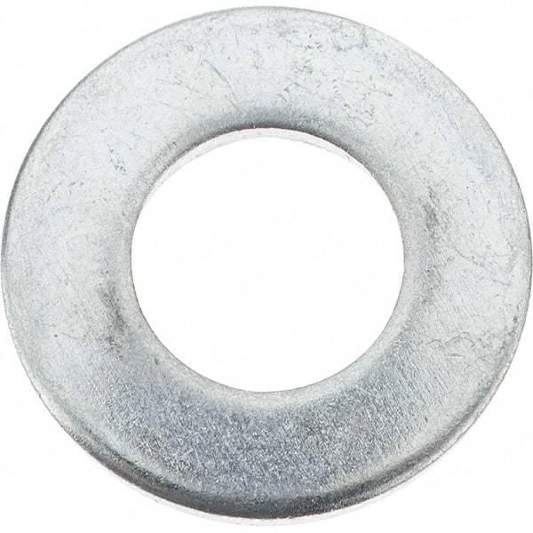 Value Collection - 5/16" Screw, Steel SAE Flat Washer - 11/32" ID x 11/16" OD, 1/16" Thick, Zinc-Plated Finish - Best Tool & Supply