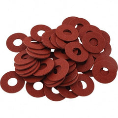 Value Collection - Vulcanized Fibre Standard Flat Washer - 0.218" ID x 0.562" OD, 0.031" Thick, Plain Finish - Best Tool & Supply