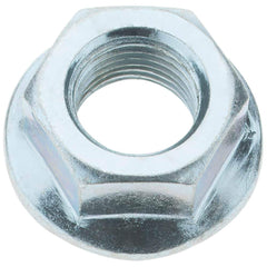 Value Collection - 1/2-20, 1.031" Flange Diam, Serrated Flange Nut - Grade Grade 2 Steel, Zinc-Plated Finish, 0.458" Flange Height - Best Tool & Supply