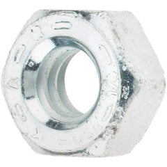 Value Collection - 1/4-20 UNC Steel Right Hand Hex Nut - 7/16" Across Flats, 7/32" High, Zinc Yellow Dichromate Finish - Best Tool & Supply