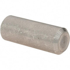 Value Collection - 3/8" Diam x 1" Pin Length 18-8 Stainless Steel Standard Dowel Pin - Bright Finish - Best Tool & Supply