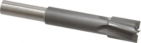 Made in USA - 3/8" Diam, 1/4" Shank, Diam, 4 Flutes, Straight Shank, Interchangeable Pilot Counterbore - Best Tool & Supply