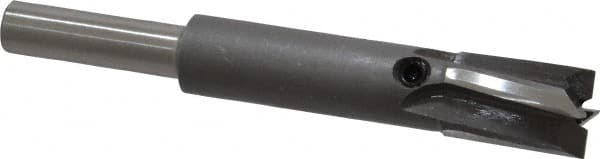 Made in USA - 13/32" Diam, 1/4" Shank, Diam, 4 Flutes, Straight Shank, Interchangeable Pilot Counterbore - Best Tool & Supply