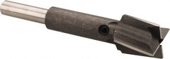 Made in USA - 5/8" Diam, 1/4" Shank, Diam, 4 Flutes, Straight Shank, Interchangeable Pilot Counterbore - Best Tool & Supply