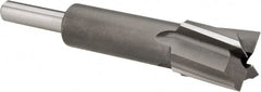 Made in USA - 11/16" Diam, 1/4" Shank, Diam, 4 Flutes, Straight Shank, Interchangeable Pilot Counterbore - Best Tool & Supply