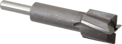 Made in USA - 23/32" Diam, 1/4" Shank, Diam, 4 Flutes, Straight Shank, Interchangeable Pilot Counterbore - Best Tool & Supply