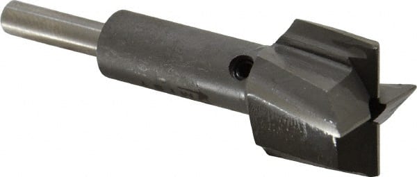 Made in USA - 31/32" Diam, 1/4" Shank, Diam, 4 Flutes, Straight Shank, Interchangeable Pilot Counterbore - Best Tool & Supply