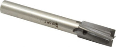 Made in USA - 5/8" Diam, 1/2" Shank, Diam, 4 Flutes, Straight Shank, Interchangeable Pilot Counterbore - Best Tool & Supply