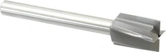 Made in USA - 1" Diam, 1/2" Shank, Diam, 4 Flutes, Straight Shank, Interchangeable Pilot Counterbore - Best Tool & Supply