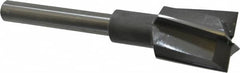 Made in USA - 1-5/16" Diam, 1/2" Shank, Diam, 4 Flutes, Straight Shank, Interchangeable Pilot Counterbore - Best Tool & Supply