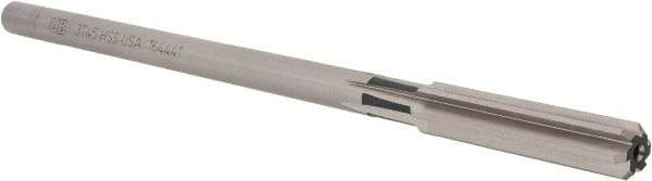 Union Butterfield - 3/8" High Speed Steel 6 Flute Chucking Reamer - Straight Flute, 0.31" Straight Shank, 1-3/4" Flute Length, 7" OAL - Best Tool & Supply