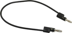 Pomona - Black Electrical Test Equipment Banana Plug - Use with 1581, 4702 Banana Plugs, Standard Banana Plugs - Best Tool & Supply