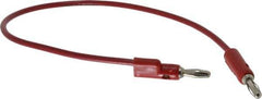 Pomona - Red Electrical Test Equipment Banana Plug - Use with 1581, 2854 Banana Plugs, Standard Banana Plugs - Best Tool & Supply