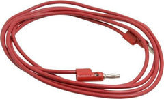 Pomona - Red Electrical Test Equipment Banana Plug - Use with 1581, 2854 Banana Plugs, Standard Banana Plugs - Best Tool & Supply