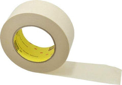 3M - 2" Wide x 60 Yd Long Tan Paper Masking Tape - Series 234, 5.9 mil Thick, 27 In/Lb Tensile Strength - Best Tool & Supply