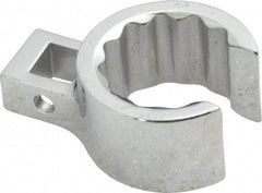 Proto - 15/16" 12 Point 3/8" Drive Chrome Flare Nut Crowfoot Wrench - 1-3/8" Head Diam x 3/4" Head Thickness, 1-1/2" OAL - Best Tool & Supply