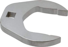 Proto - 1-3/4" 3/8" Drive Chrome Open End Crowfoot Wrench - 2.9" Head Diam x 0.38" Head Thickness - Best Tool & Supply