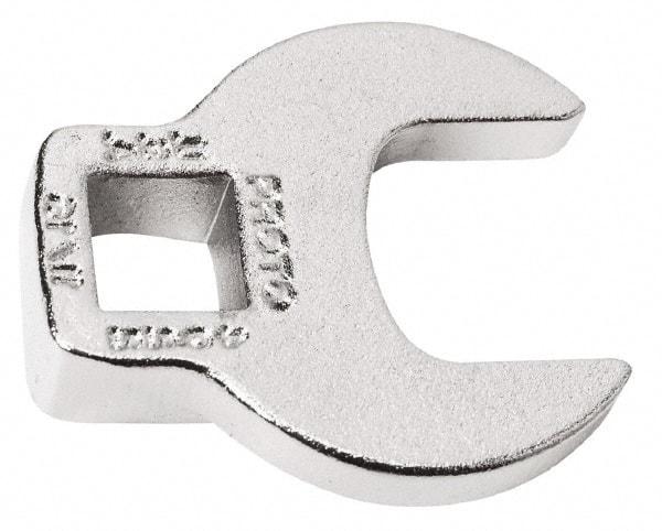 Proto - 2-15/16" 3/8" Drive Chrome Open End Crowfoot Wrench - 5.15" Head Diam x 1/2" Head Thickness - Best Tool & Supply