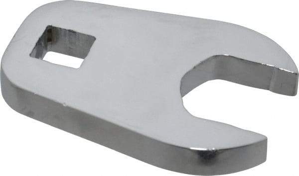 Proto - 15/16" 1/2" Drive Full Polish Chrome Open End Crowfoot Wrench - 1-15/16" Head Diam x 3/8" Head Thickness, 1-31/32" OAL - Best Tool & Supply