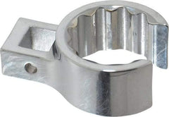 Proto - 1-3/16" 12 Point 1/2" Drive Full Polish Chrome Flare Nut Crowfoot Wrench - 1-11/16" Head Diam x 7/8" Head Thickness, 2.38" OAL - Best Tool & Supply