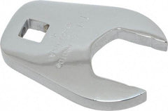 Proto - 1-1/4" 1/2" Drive Full Polish Chrome Open End Crowfoot Wrench - 2-15/32" Head Diam x 3/8" Head Thickness, 2-23/64" OAL - Best Tool & Supply