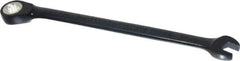 Proto - 1/4" 12 Point Combination Wrench - 15° Head Angle, 5" OAL, Steel, Black Chrome Finish - Best Tool & Supply