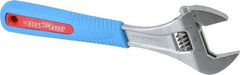 Channellock - 1-1/2" Jaw Capacity, 10" Standard Adjustable Wrench - Chrome Vanadium Steel, Chrome Finish - Best Tool & Supply