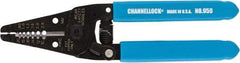 Channellock - 7" OAL, 20-10 AWG Capacity, Wire Stripper & Cutter - Plastic Cushion Handle - Best Tool & Supply