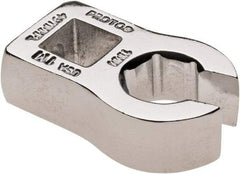 Proto - 11mm 6 Point 3/8" Drive Chrome Flare Nut Crowfoot Wrench - 15/16" Head Diam x 1/4" Head Thickness, 1-1/2" OAL - Best Tool & Supply