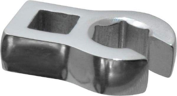 Proto - 12mm 6 Point 3/8" Drive Chrome Flare Nut Crowfoot Wrench - 1-3/32" Head Diam x 1/4" Head Thickness, 1-1/2" OAL - Best Tool & Supply