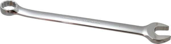 Proto - 1" Offset Combination Wrench - 15° Offset Angle, 14-1/16" OAL, Steel, Chrome Finish - Best Tool & Supply