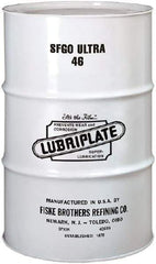 Lubriplate - 55 Gal Drum, ISO 46, SAE 20, Air Compressor Oil - 5°F to 380°, 220 Viscosity (SUS) at 100°F, 52 Viscosity (SUS) at 210°F - Best Tool & Supply