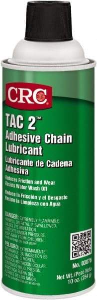 CRC - 16 oz Aerosol Adhesive Chain & Cable Lubricant - Blue, 350°F - Best Tool & Supply