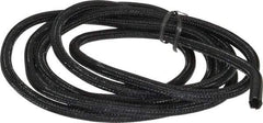 Techflex - Black Braided Cable Sleeve - 10' Coil Length, -103 to 257°F - Best Tool & Supply