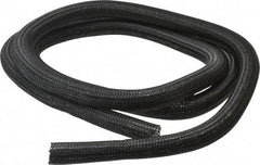 Techflex - Black Braided Cable Sleeve - 10' Coil Length, -103 to 257°F - Best Tool & Supply