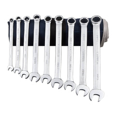 Martin Tools - 9 Pc, 7 - 15mm, 6, 12-Point Metric Combination Wrench Set - Exact Industrial Supply