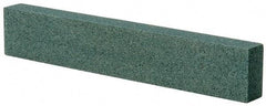 Made in USA - 4-1/4" Long x 3/4" Diam x 3/8" Thick, Silicon Carbide Sharpening Stone - Round Edge Slip, Coarse Grade - Best Tool & Supply