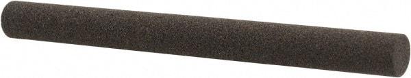 Made in USA - 4" Long x 3/8" Diam x 3/8" Thick, Aluminum Oxide Sharpening Stone - Round, Coarse Grade - Best Tool & Supply