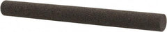 Made in USA - 4" Long x 3/8" Diam x 3/8" Thick, Aluminum Oxide Sharpening Stone - Round, Coarse Grade - Best Tool & Supply