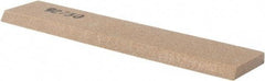 Made in USA - 5" Long x 1" Wide x 3/16" Thick, Aluminum Oxide Sharpening Stone - Rectangle, Medium Grade - Best Tool & Supply