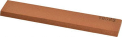 Made in USA - 5" Long x 1" Wide x 3/16" Thick, Aluminum Oxide Sharpening Stone - Rectangle, Fine Grade - Best Tool & Supply