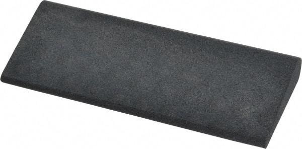 Made in USA - 4-1/2" Long x 1-3/4" Diam x 1/2" Thick, Silicon Carbide Sharpening Stone - Round, Medium Grade - Best Tool & Supply