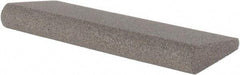 Made in USA - 4-1/2" Long x 1-3/4" Diam x 1/2" Thick, Aluminum Oxide Sharpening Stone - Round, Coarse Grade - Best Tool & Supply