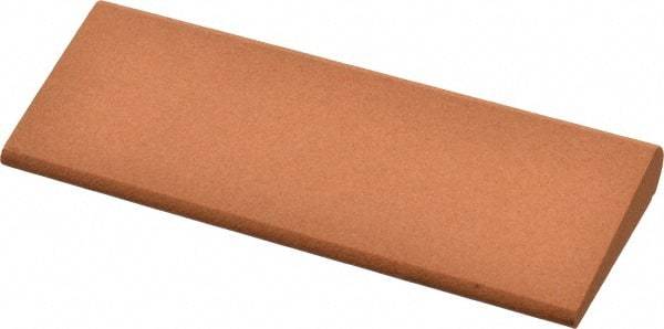 Made in USA - 4-1/2" Long x 1-3/4" Diam x 1/2" Thick, Aluminum Oxide Sharpening Stone - Round, Fine Grade - Best Tool & Supply