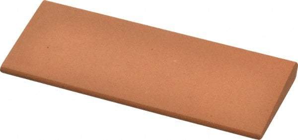 Made in USA - 4-1/2" Long x 1-3/4" Diam x 3/8" Thick, Aluminum Oxide Sharpening Stone - Round, Fine Grade - Best Tool & Supply