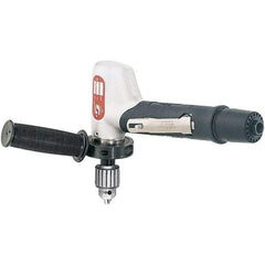 Dynabrade - 1/2" Keyed Chuck - Right Angle Handle, 4,500 RPM, 0.7 hp, 90 psi - Best Tool & Supply