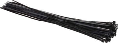 Thomas & Betts - 24.2" Long Black Nylon Standard Cable Tie - 120 Lb Tensile Strength, 1.91mm Thick, 3" Max Bundle Diam - Best Tool & Supply