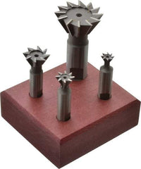 Value Collection - Dovetail Cutter Sets Included Angle: 60 Minimum Cutting Diameter (Inch): 3/8 - Best Tool & Supply